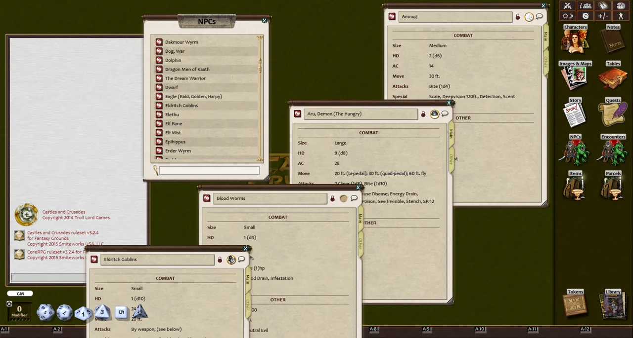 Fantasy Grounds - Monster & Treasure of Airhde (Castles & Crusades) Screenshot 2