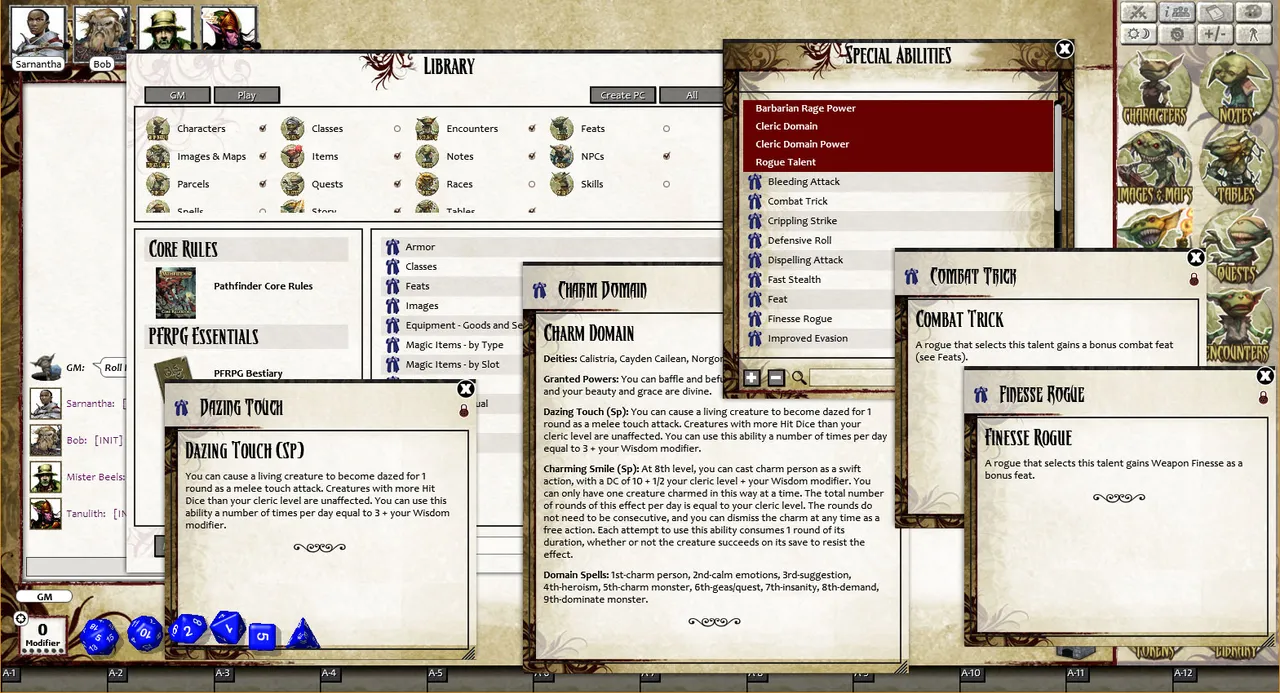 Fantasy Grounds - Pathfinder RPG - Core Rules Pack (PFRPG) Screenshot 3