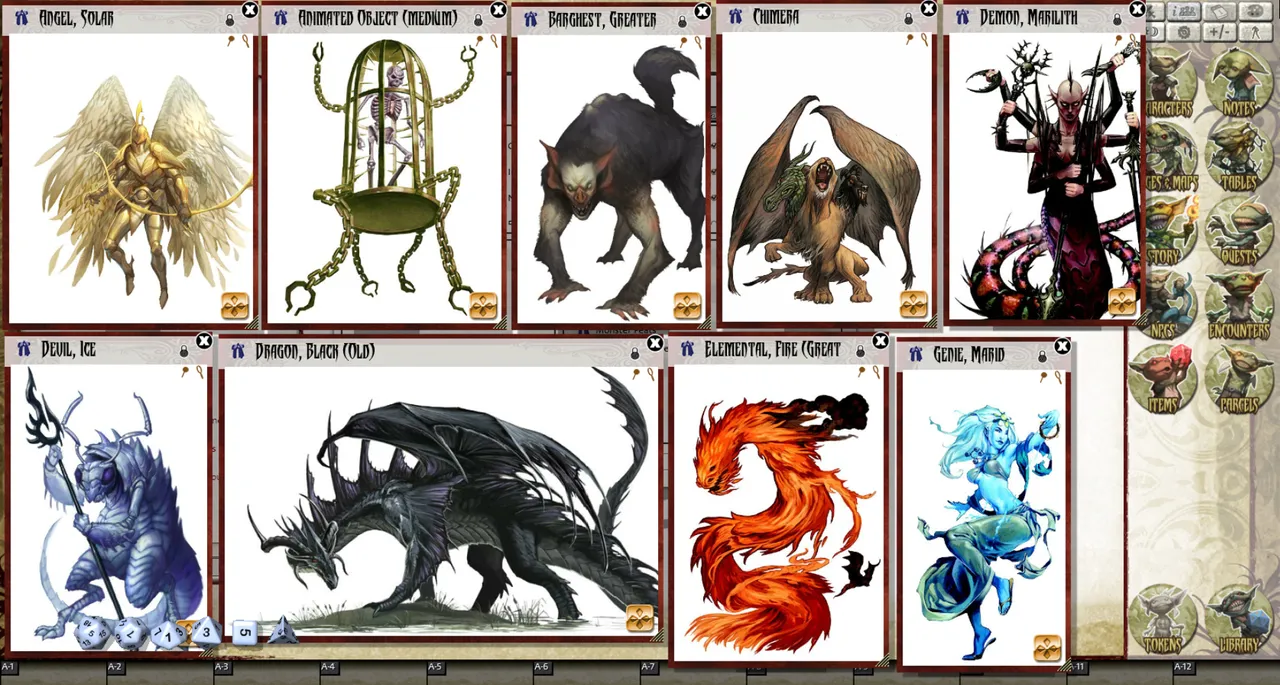Fantasy Grounds - Pathfinder RPG - Bestiary 1 Pack (PFRPG) Screenshot 3