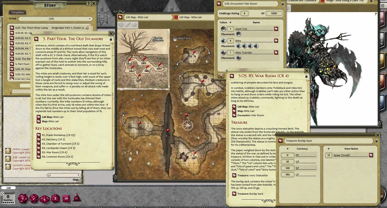 Fantasy Grounds - Pathfinder RPG - Kingmaker AP 1: Stolen Land (PFRPG) Screenshot 5