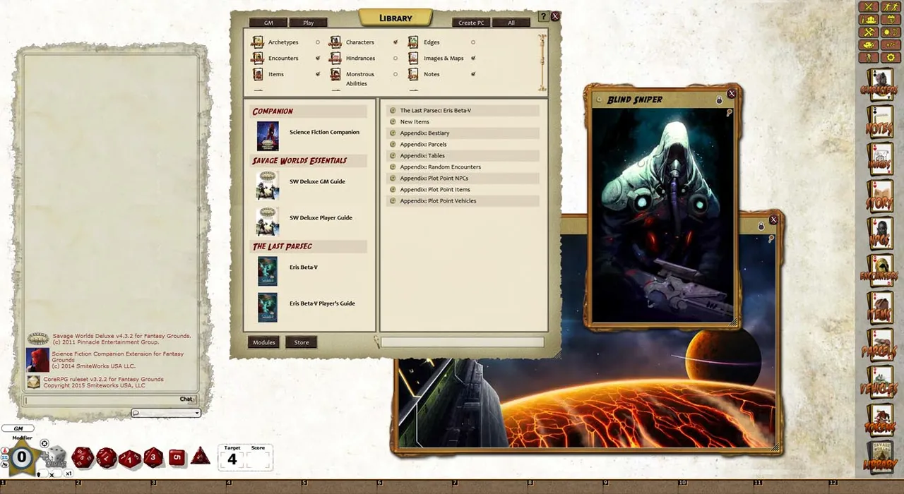 Fantasy Grounds - The Last Parsec: Eris Beta-V (Savage Worlds) Screenshot 1