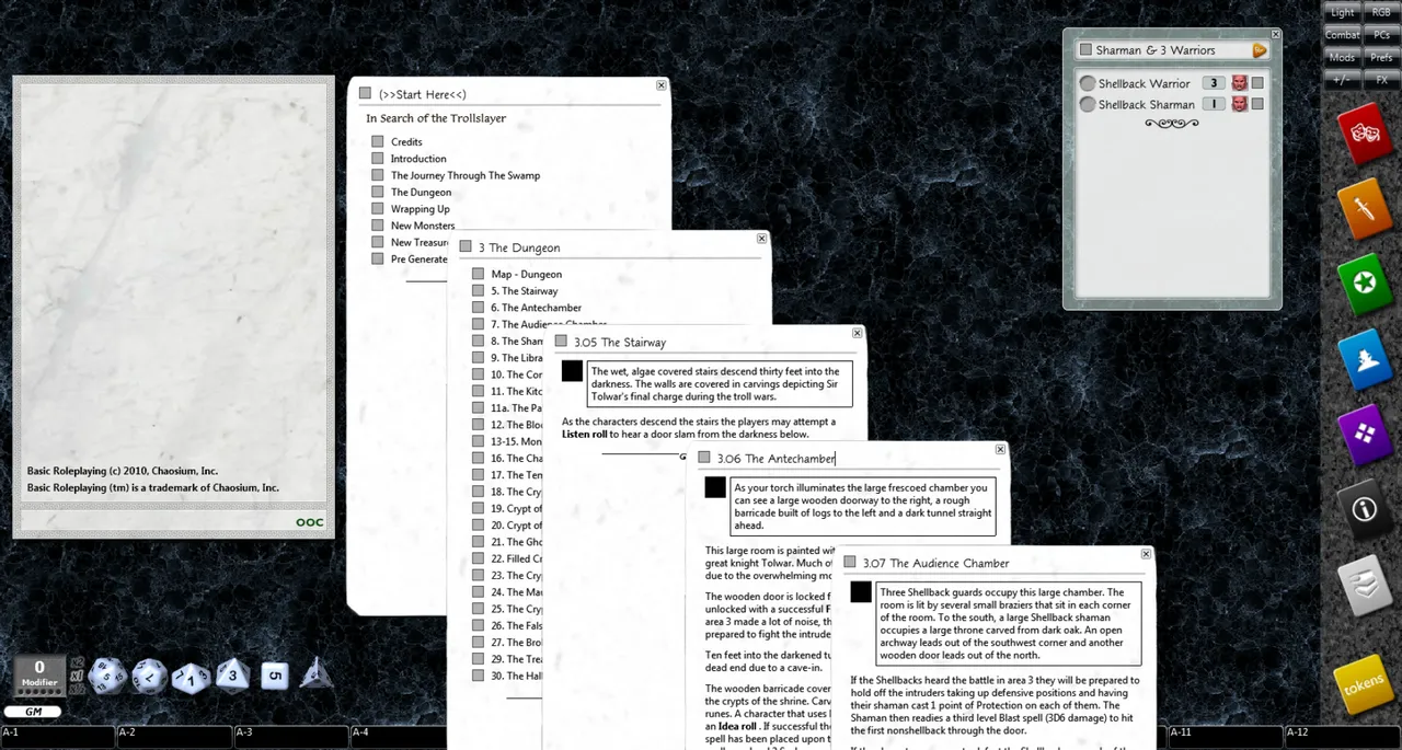 Fantasy Grounds - In Search of the Trollslayer (BRP) Screenshot 3