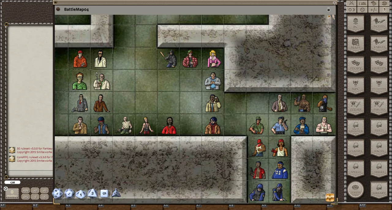 Fantasy Grounds - Disposable Heroes: Modern Gangs (Token Pack) Screenshot 1
