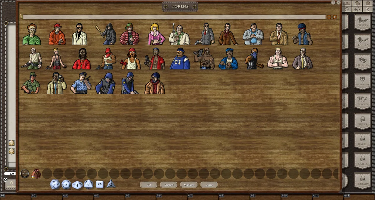 Fantasy Grounds - Disposable Heroes: Modern Gangs (Token Pack) Screenshot 3