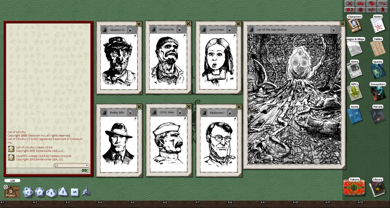 Fantasy Grounds - Dead in the Water (CoC) Screenshot 0