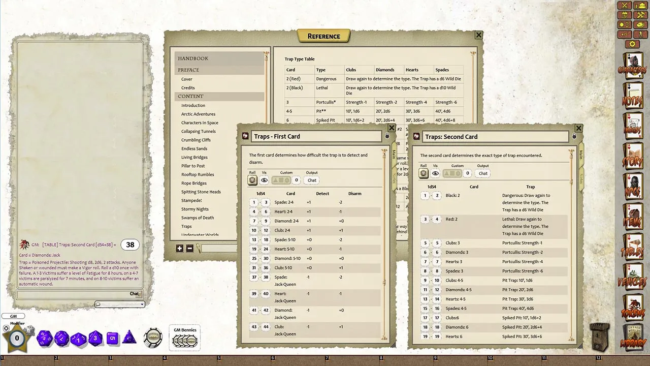 Fantasy Grounds - Perilous Places & Serious Situations (Savage Worlds) Screenshot 5