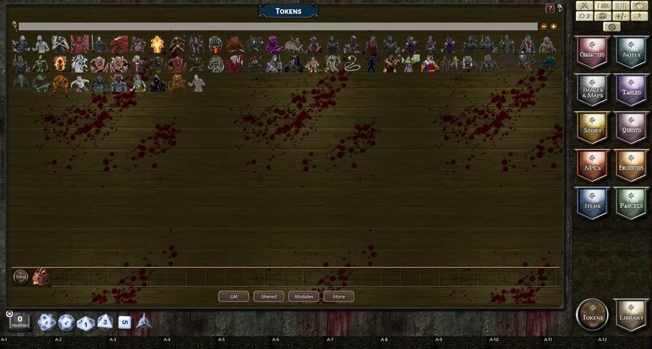 Fantasy Grounds - P2 - The Dark City of the Queen of Spiders 4E Fantasy (Token Pack) Screenshot 0