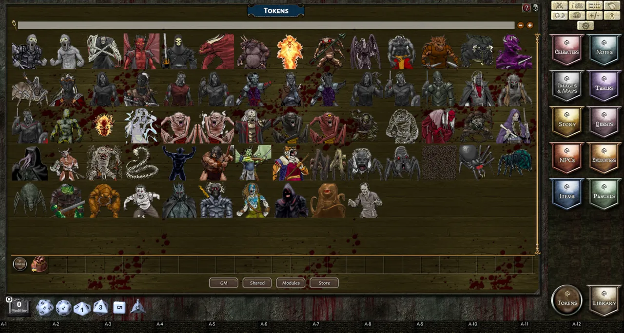 Fantasy Grounds - P2 - The Dark City of the Queen of Spiders 4E Fantasy (Token Pack) Screenshot 2