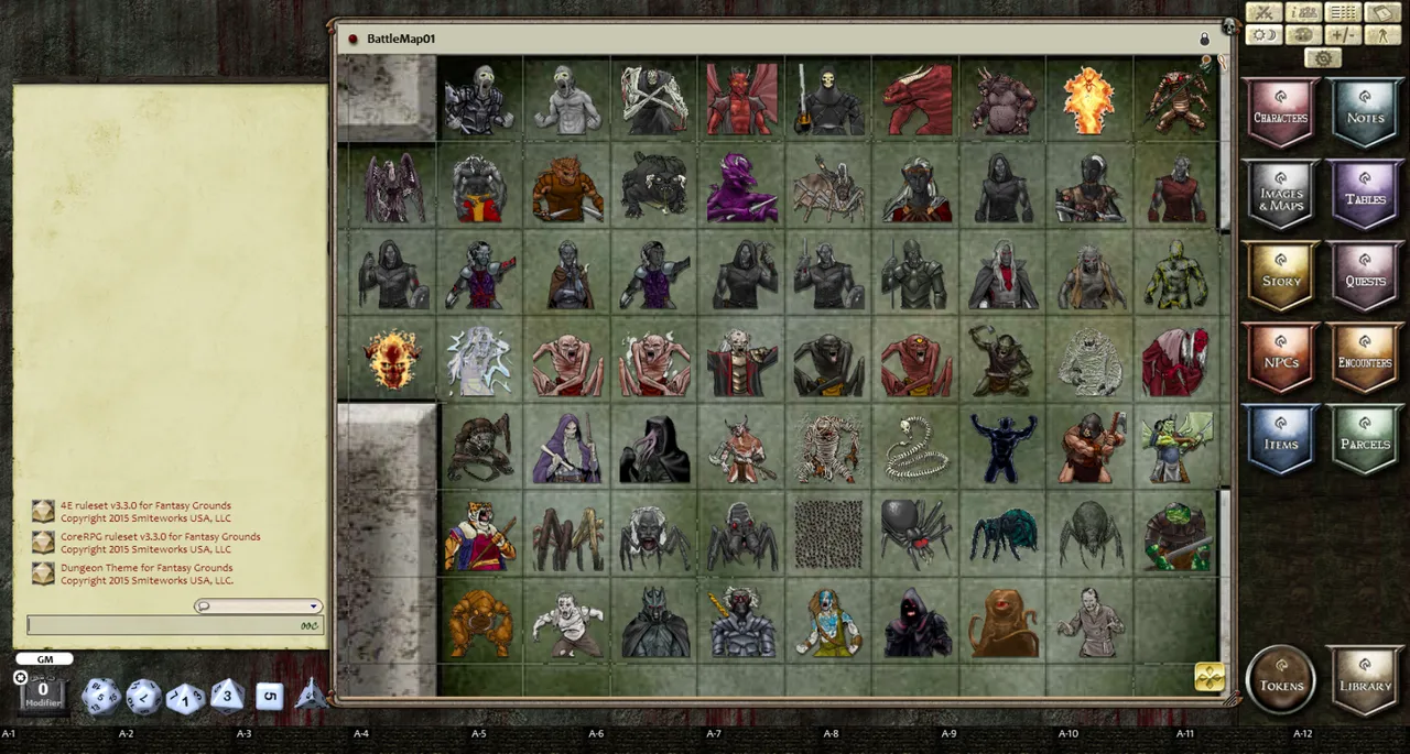 Fantasy Grounds - P2 - The Dark City of the Queen of Spiders 4E Fantasy (Token Pack) Screenshot 3