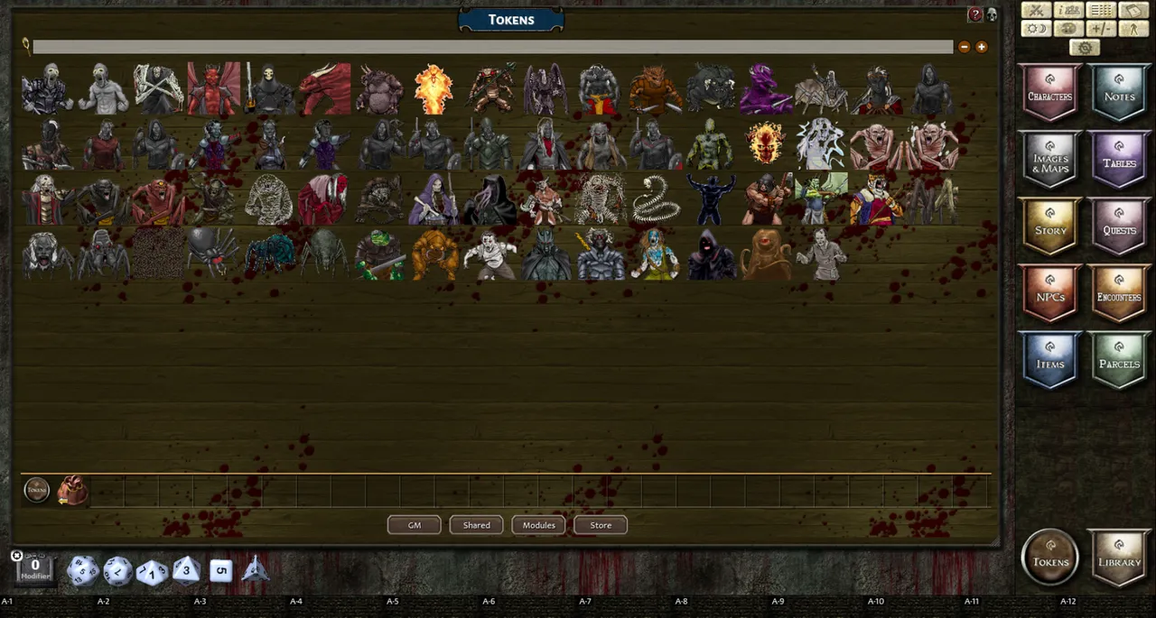 Fantasy Grounds - P2 - The Dark City of the Queen of Spiders 4E Fantasy (Token Pack) Screenshot 1