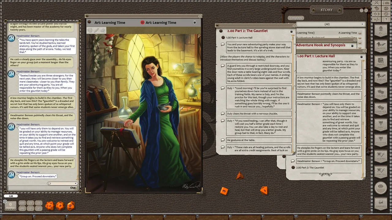 Fantasy Grounds - BASIC01: A Learning Time (5E) Screenshot 2
