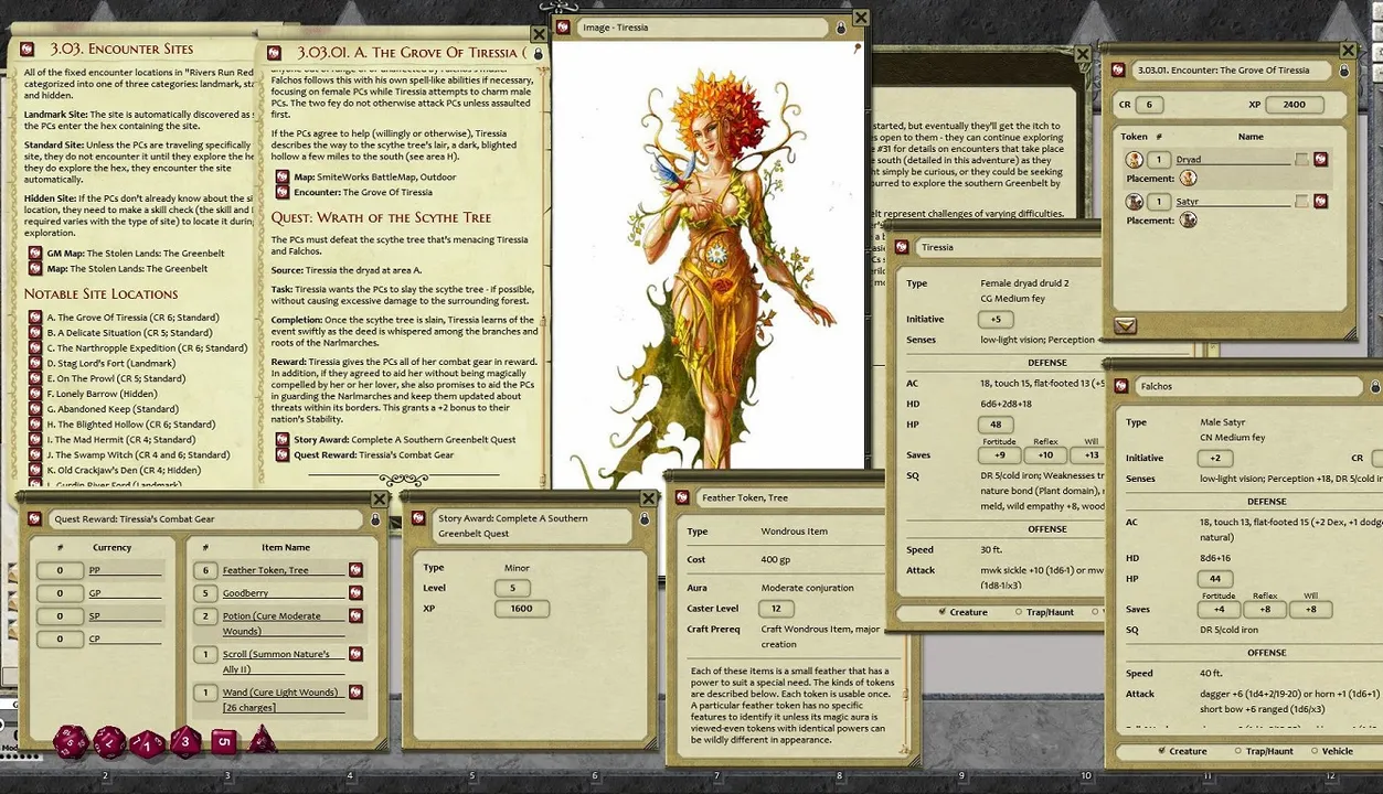 Fantasy Grounds - Pathfinder RPG - Kingmaker AP 2: Rivers Run Red (PFRPG) Screenshot 1