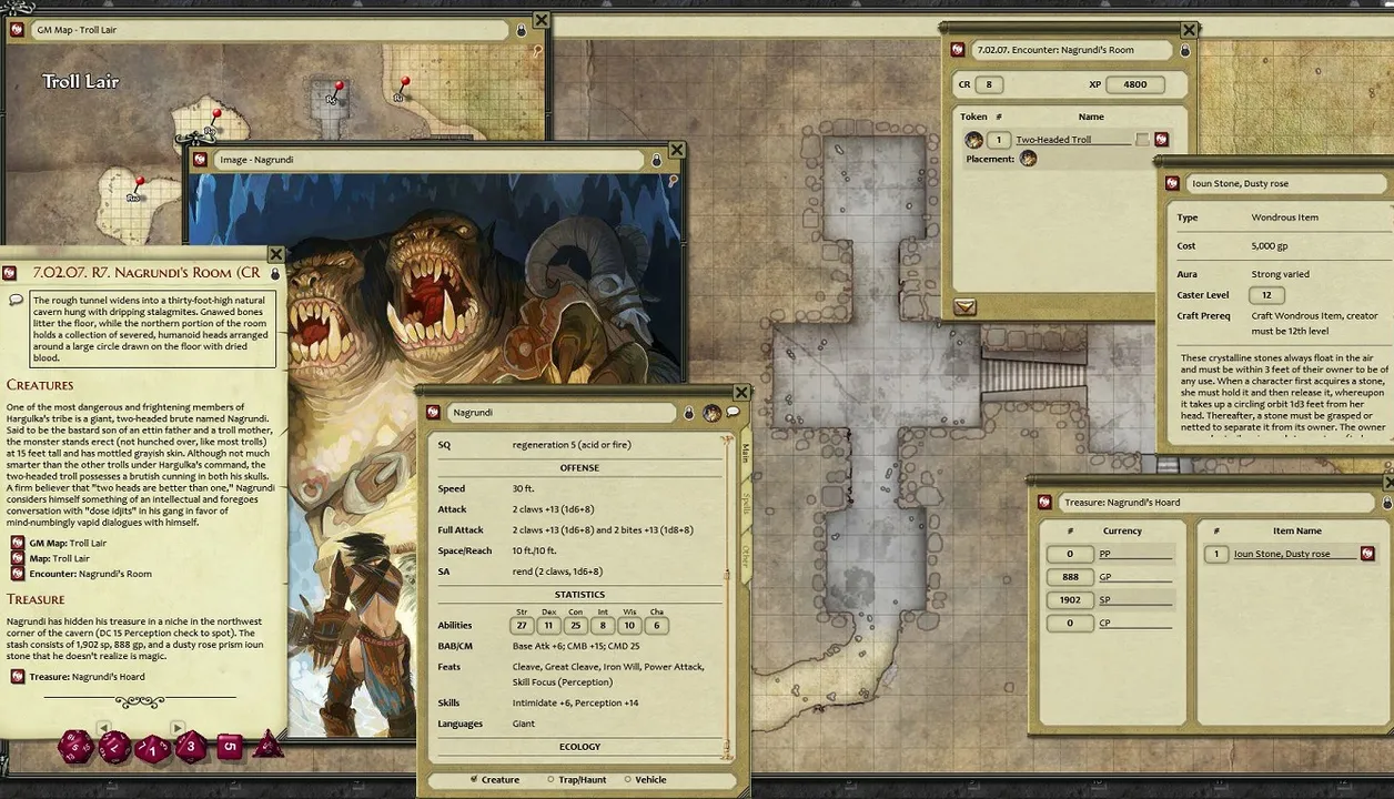Fantasy Grounds - Pathfinder RPG - Kingmaker AP 2: Rivers Run Red (PFRPG) Screenshot 4