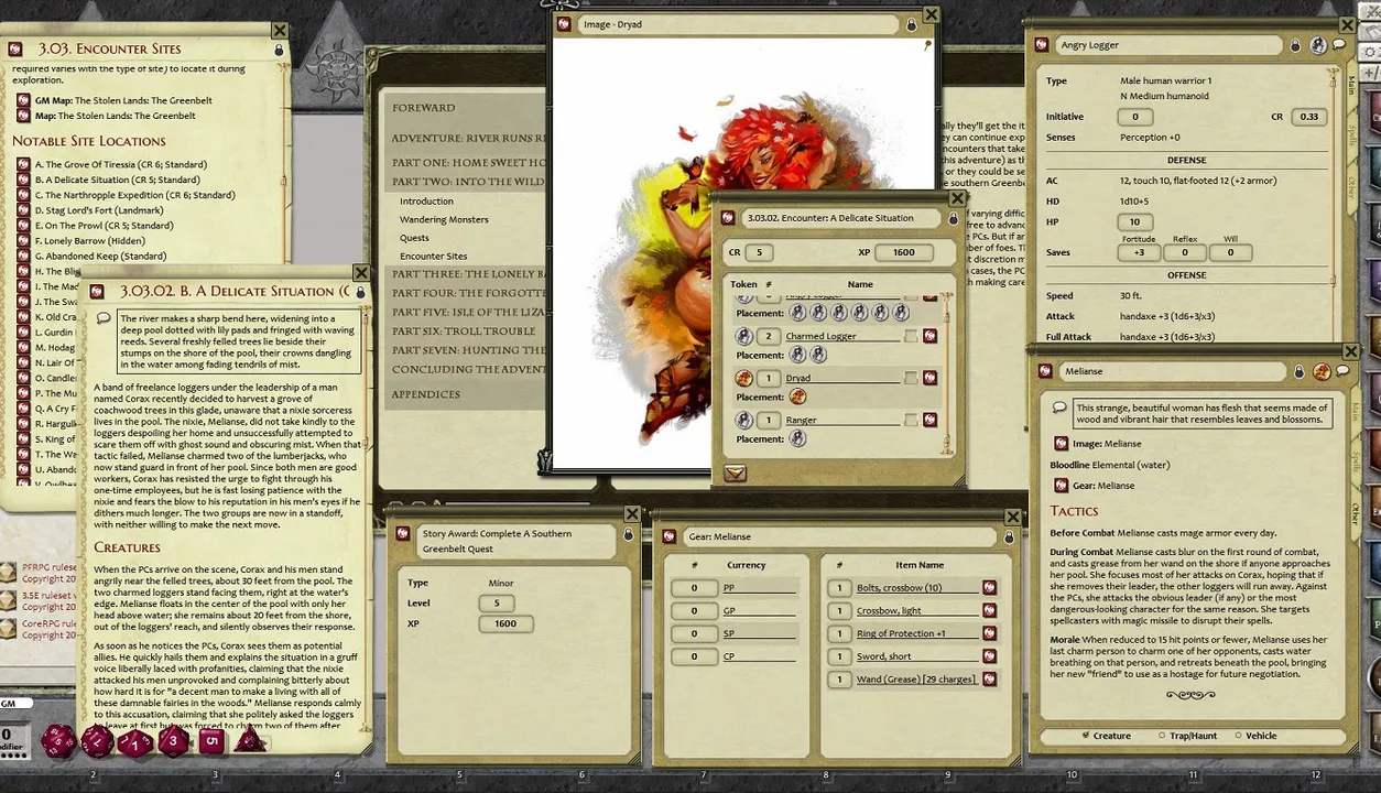 Fantasy Grounds - Pathfinder RPG - Kingmaker AP 2: Rivers Run Red (PFRPG) Screenshot 2