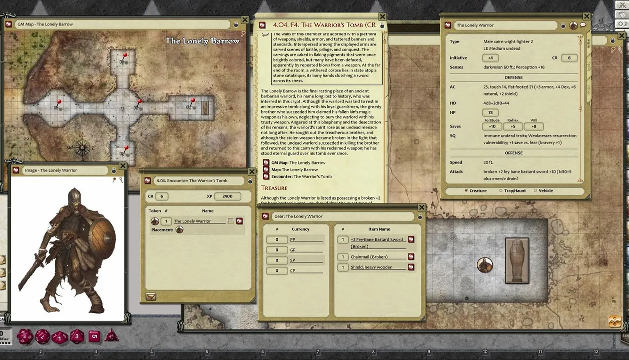 Fantasy Grounds - Pathfinder RPG - Kingmaker AP 2: Rivers Run Red (PFRPG) Screenshot 3