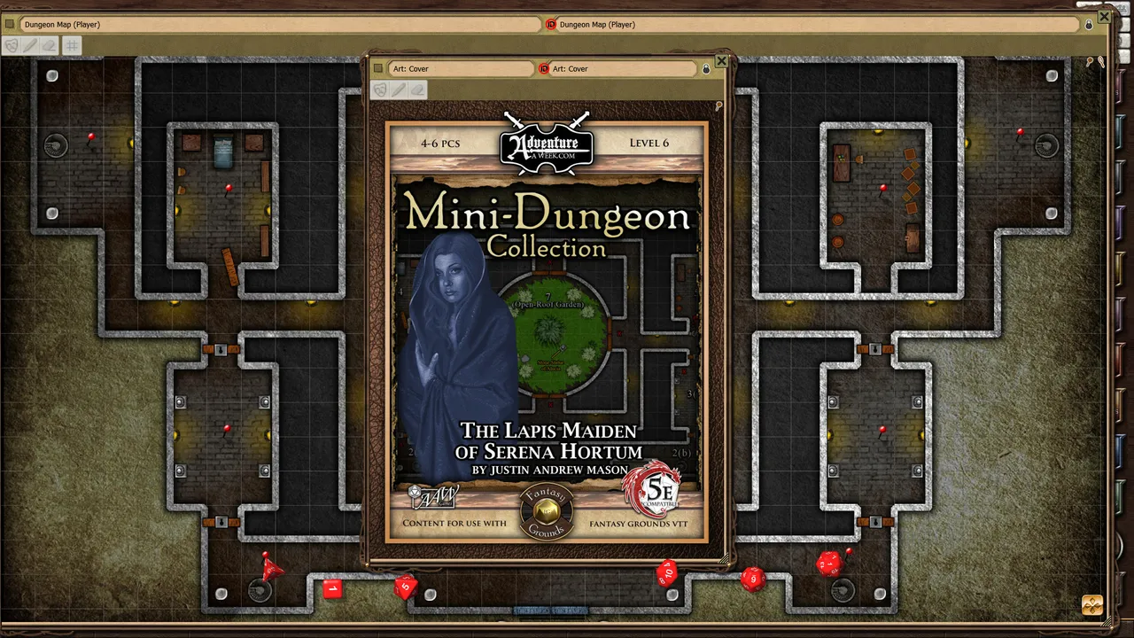 Fantasy Grounds - Mini-Dungeon #024: The Lapis Maiden of Serena Hortum (PFRPG) Screenshot 0
