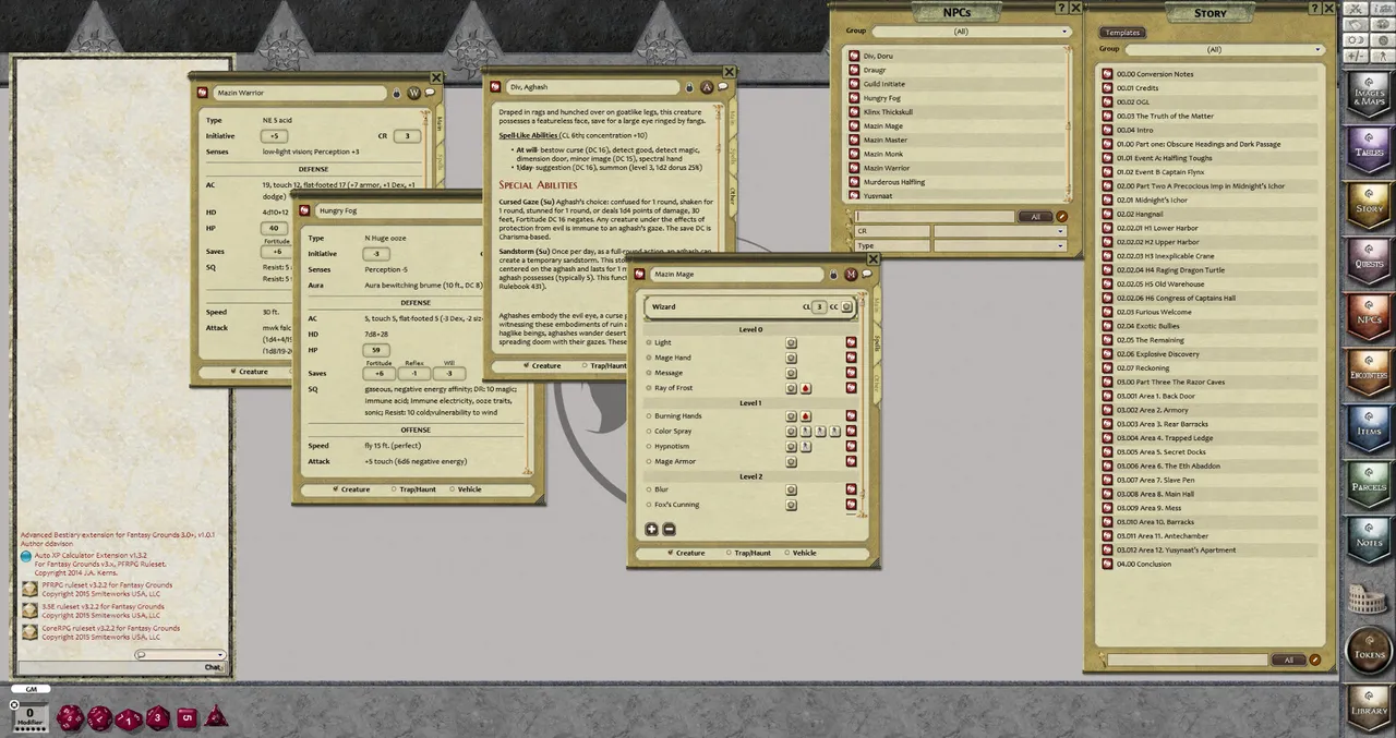 Fantasy Grounds - Return to Freeport Part Three: Storming the Razor Caves (PFRPG) Screenshot 1