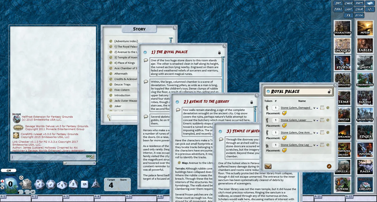 Fantasy Grounds - Hellfrost: The Lost City of Paraxis (Savage Worlds) Screenshot 0