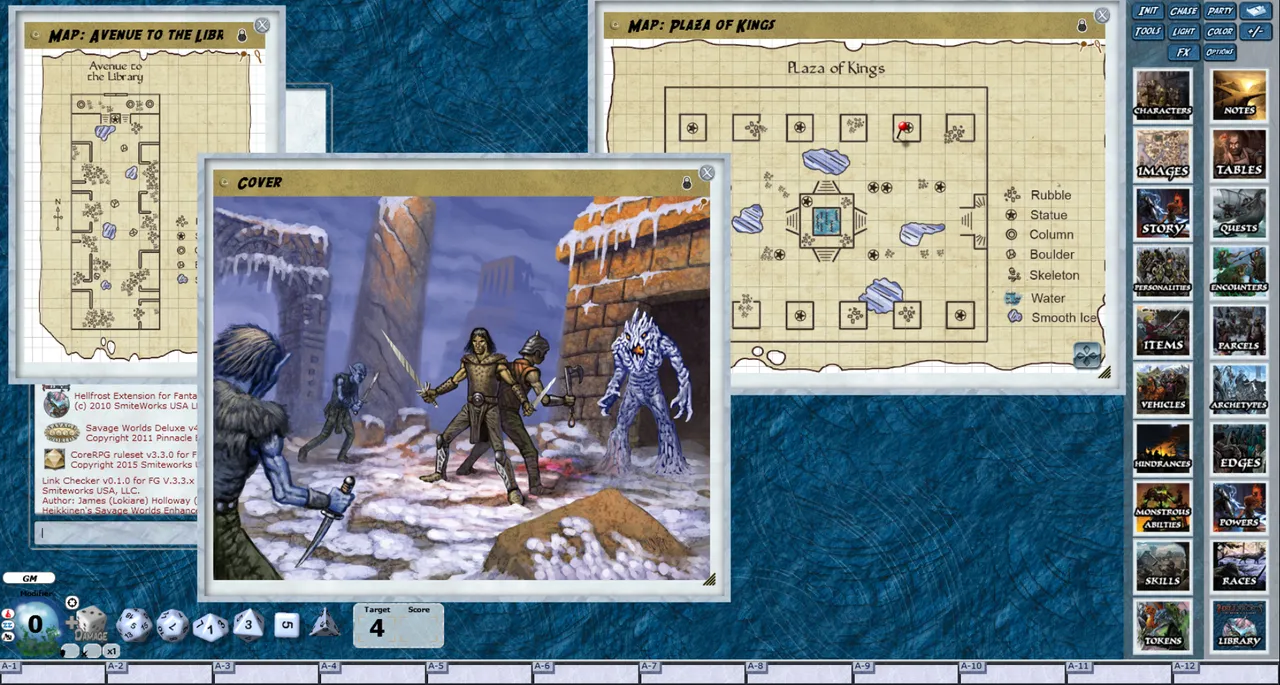 Fantasy Grounds - Hellfrost: The Lost City of Paraxis (Savage Worlds) Screenshot 3