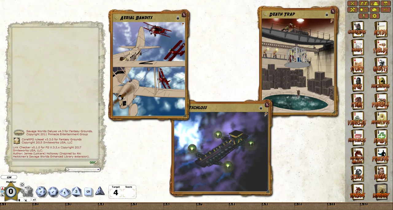 Fantasy Grounds - Daring Tales of Adventure 05: Sky Pirates of the Caribbean (Savage Worlds) Screenshot 1