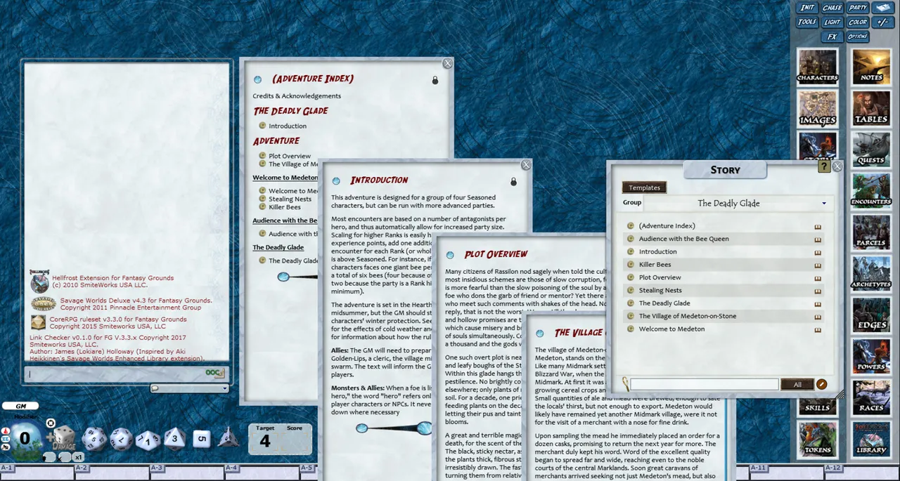 Fantasy Grounds - Hellfrost: The Fey Tower and Deadly Glade (Savage Worlds) Screenshot 2