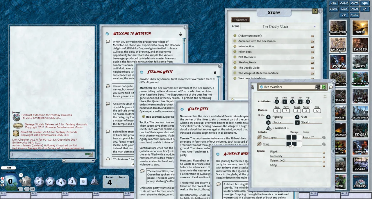 Fantasy Grounds - Hellfrost: The Fey Tower and Deadly Glade (Savage Worlds) Screenshot 1