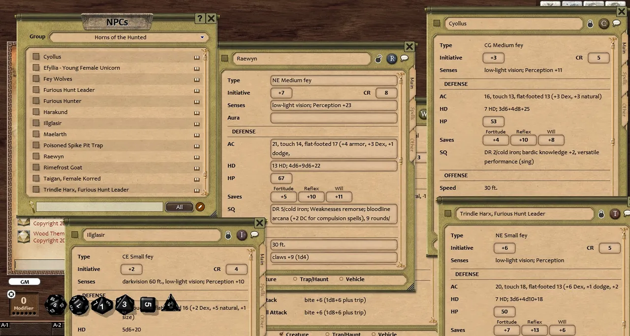 Fantasy Grounds - Horns of the Hunted (PFRPG) Screenshot 2