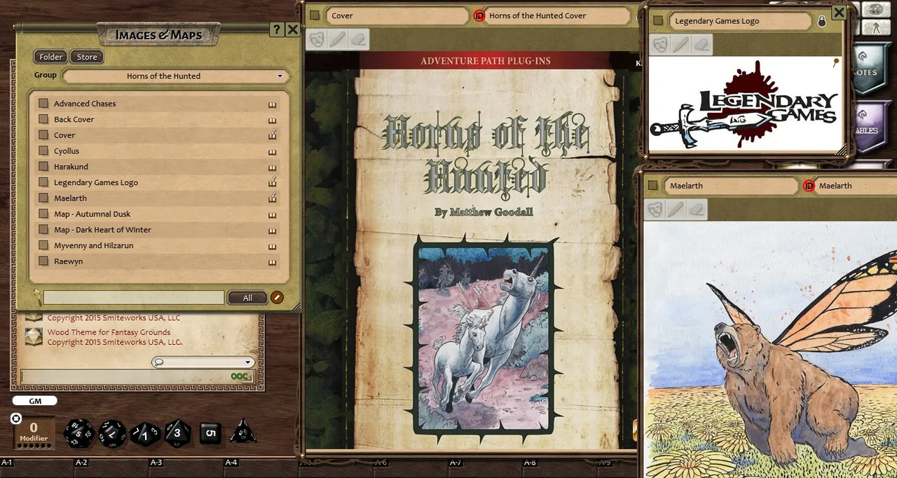 Fantasy Grounds - Horns of the Hunted (PFRPG) Screenshot 1