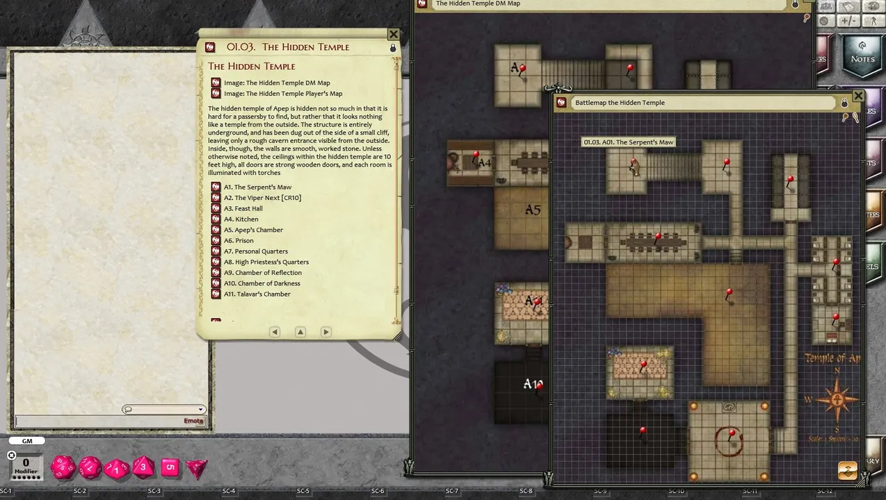 Fantasy Grounds - Shrine of Serpents (PFRPG) Screenshot 0