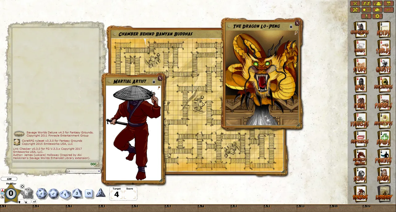 Fantasy Grounds - Daring Tales of Adventure 04: The Talons of LoPeng (Savage Worlds) Screenshot 2