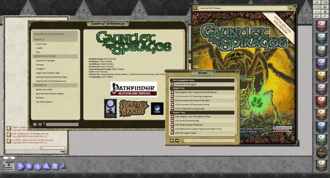 Fantasy Grounds - Gauntlet of Spiragos (PFRPG) Screenshot 0