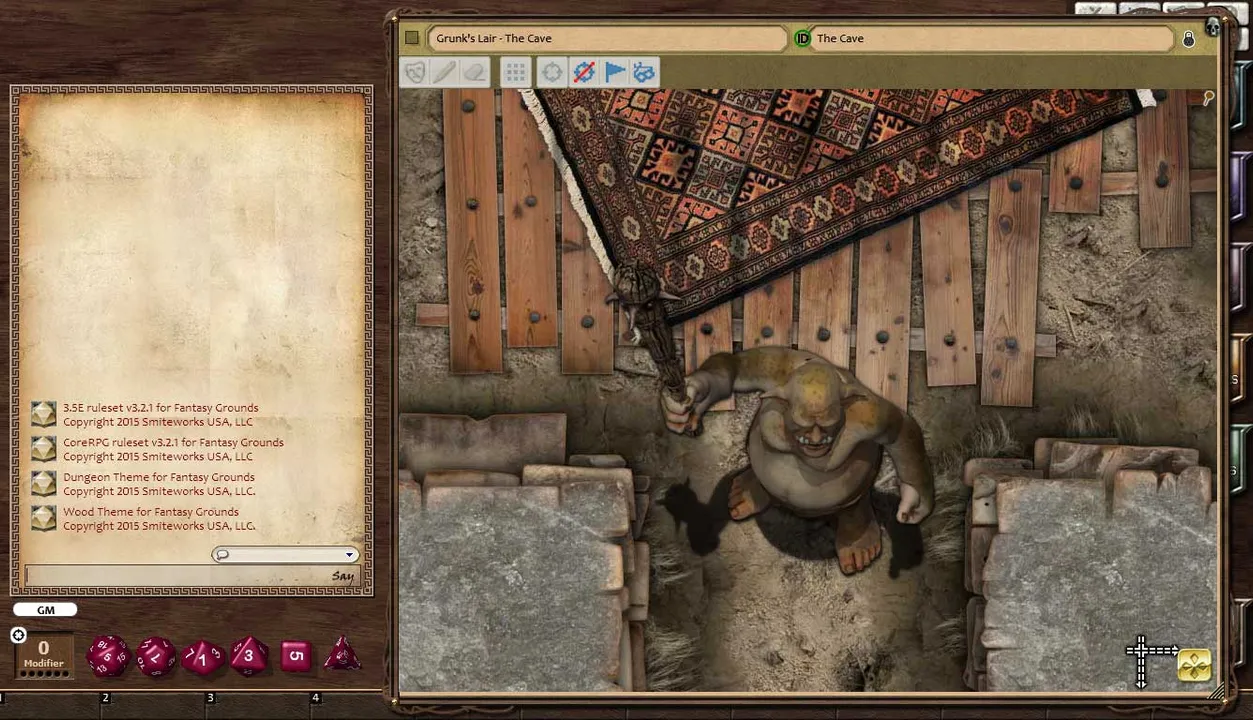 Fantasy Grounds - Compass Point 04 - Grunk's Lair (3.5E) Screenshot 1