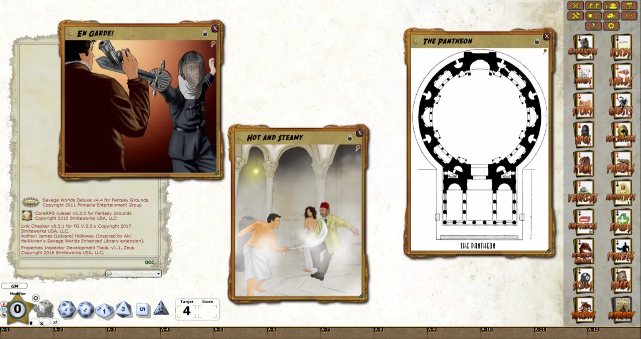Fantasy Grounds - Daring Tales of Adventure 06: The Palladium Peril (Savage Worlds) Screenshot 2