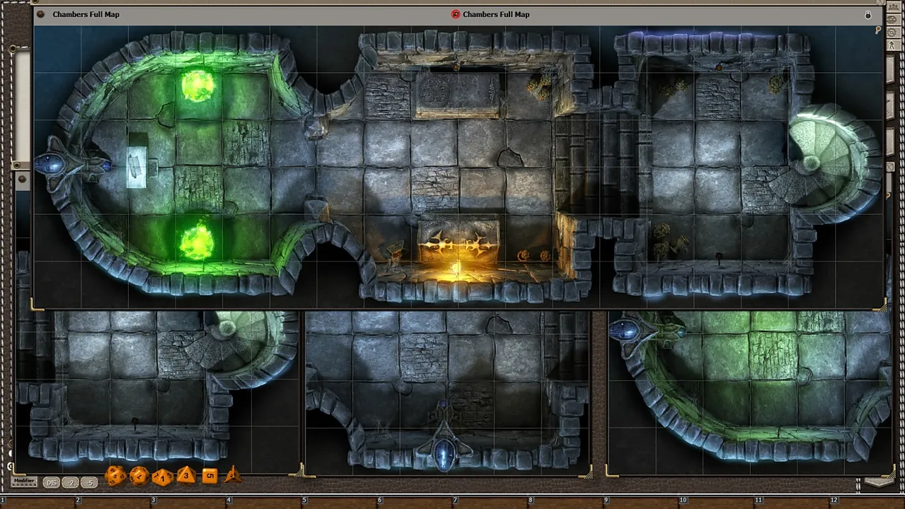 Fantasy Grounds - Black Scroll Games - The Keeper of Realms (Map Pack) Screenshot 0