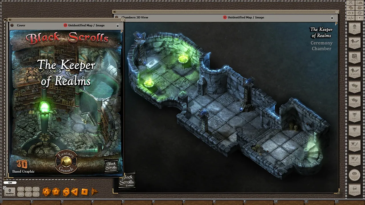 Fantasy Grounds - Black Scroll Games - The Keeper of Realms (Map Pack) Screenshot 3
