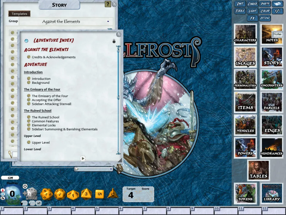 Fantasy Grounds - Hellfrost: Against the Elements (Savage Worlds) Screenshot 2