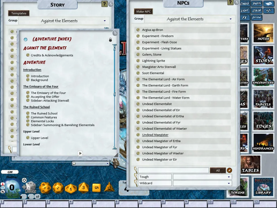 Fantasy Grounds - Hellfrost: Against the Elements (Savage Worlds) Screenshot 0