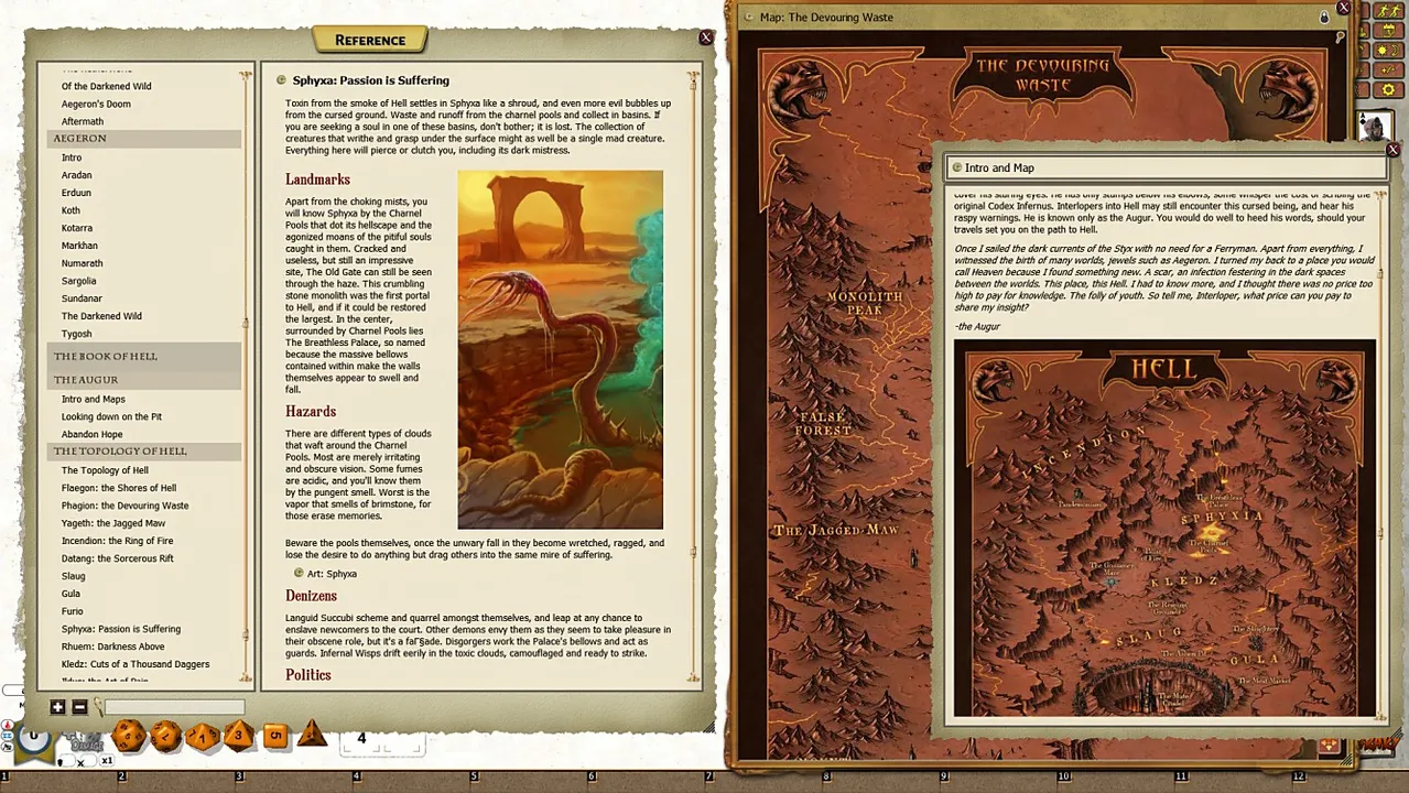 Fantasy Grounds - Codex Infernus: The Savage Guide to Hell (Savage Worlds) Screenshot 0