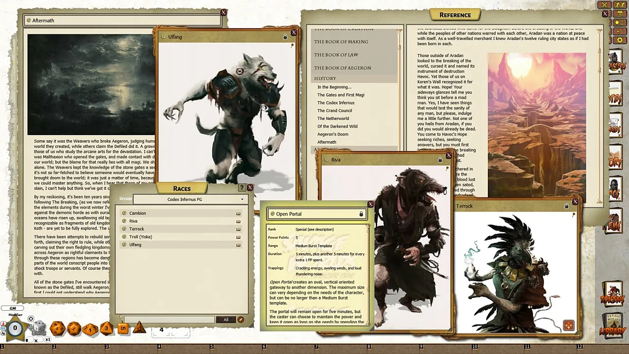 Fantasy Grounds - Codex Infernus: The Savage Guide to Hell (Savage Worlds) Screenshot 1