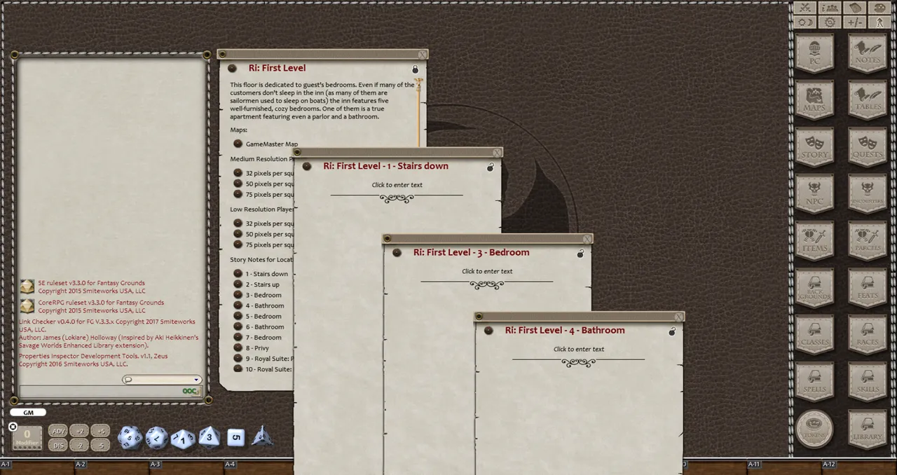 Fantasy Grounds - 0one's Colorprints #2: Riverside Inn (Map Pack) Screenshot 0