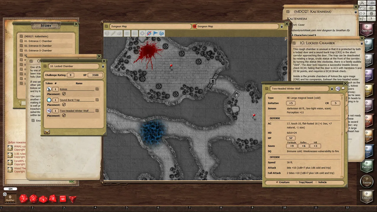 Fantasy Grounds - Mini-Dungeon #027: Kaltenheim (PFRPG) Screenshot 2