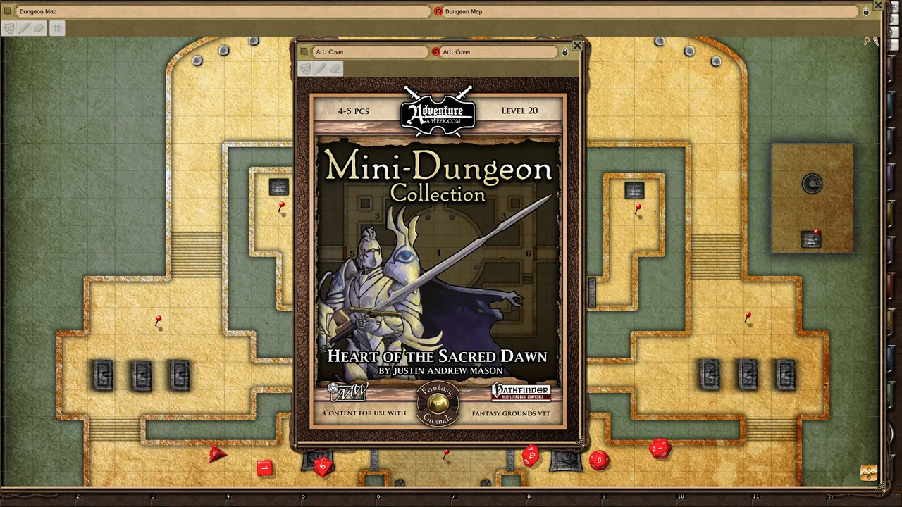 Fantasy Grounds - Mini-Dungeon #029: Heart of the Sacred Dawn (PFRPG) Screenshot 0