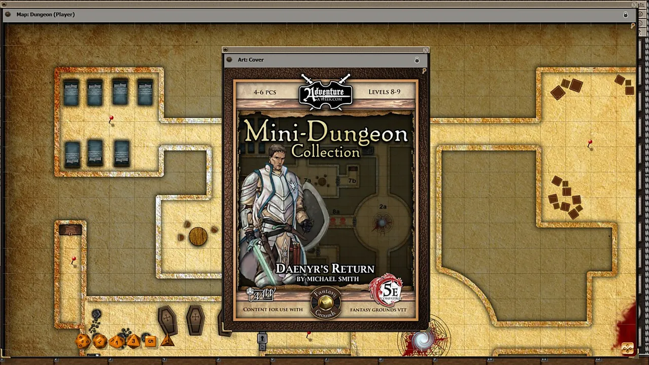 Fantasy Grounds - 5E Mini-Dungeon #021: Daenyr’s Return (5E) Screenshot 0