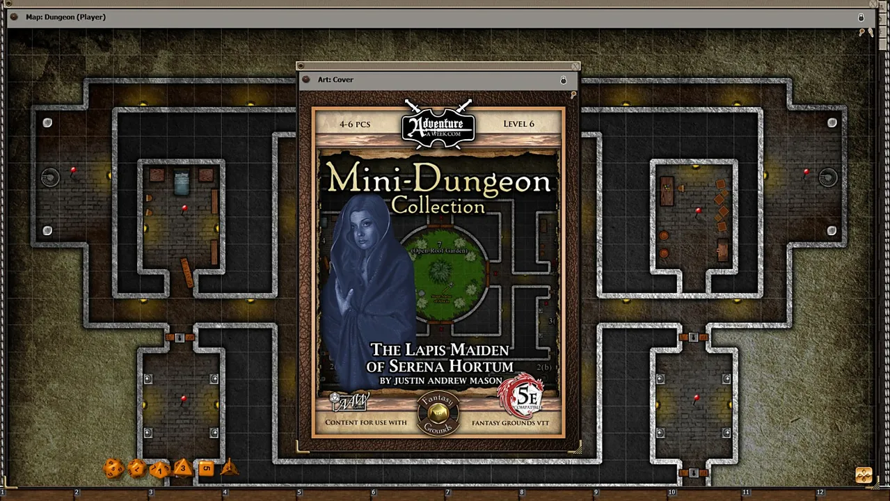 Fantasy Grounds - Mini-Dungeon #024: The Lapis Maiden of Serena Hortum (5E) Screenshot 0