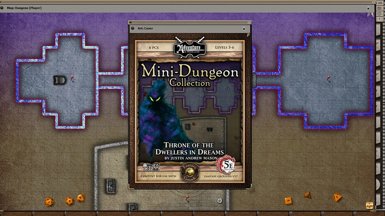 Fantasy Grounds - Mini-Dungeon #028: Throne of the Dwellers in Dreams (5E) Screenshot 0