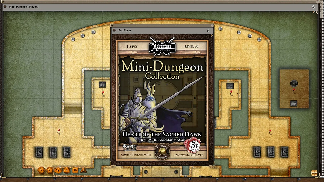 Fantasy Grounds - Mini-Dungeon #029: Heart of the Sacred Dawn (5E) Screenshot 0