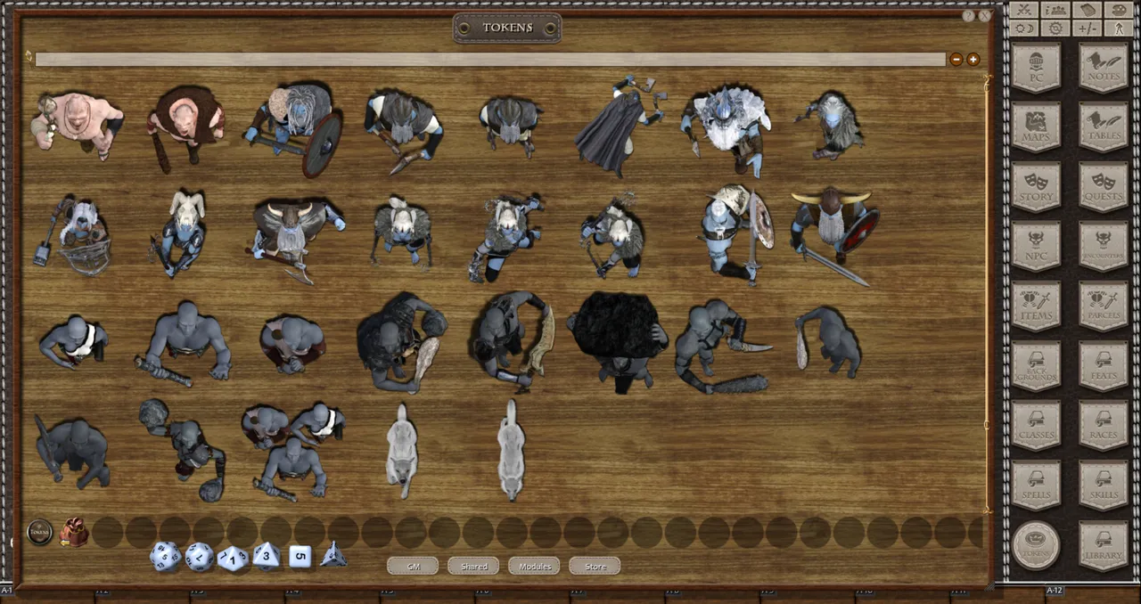 Fantasy Grounds - Darkwoulfe's Volume 30 - Giants of Ice and Stone (Token Pack) Screenshot 0