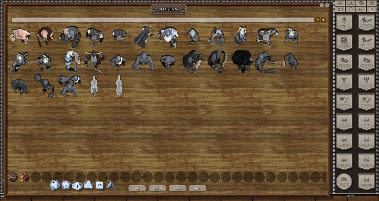 Fantasy Grounds - Darkwoulfe's Volume 30 - Giants of Ice and Stone (Token Pack) Screenshot 1