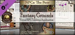 Fantasy Grounds - NPCs: The Poor (Token Pack)