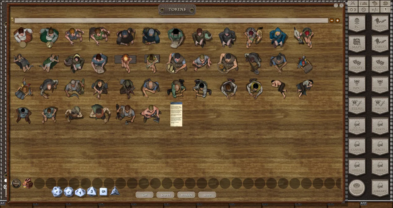 Fantasy Grounds - NPCs: The Poor (Token Pack) Screenshot 1